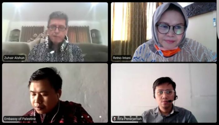Dubes Palestina Zuhair Al-Shun Berbincang Dengan Pengusaha Pers Siber Indonesia