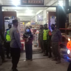 Polsek Dan Satgas Gunung Kijang Lakukan Operasi Yustisi