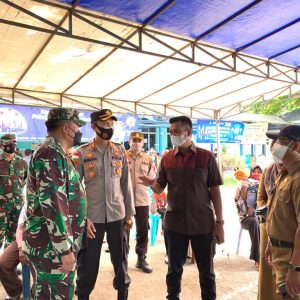 Bupati Bintan serta FKPD Bintan Tinjau Vaksinasi Covid-19