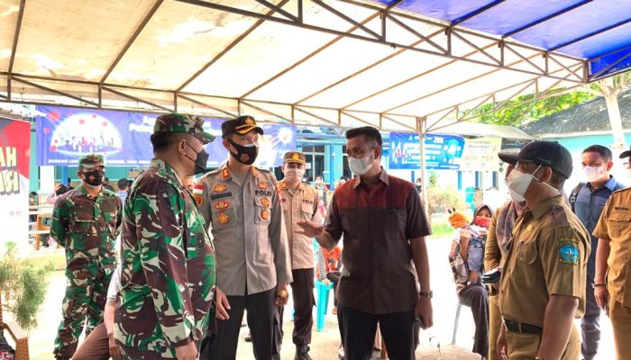 Bupati Bintan serta FKPD Bintan Tinjau Vaksinasi Covid-19