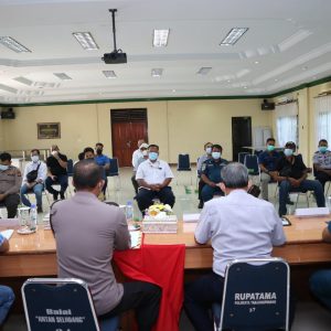Polres Tanjungpinang Gelar Rakor Penanganan Covid-19 Terhadap Penumpang Kapal