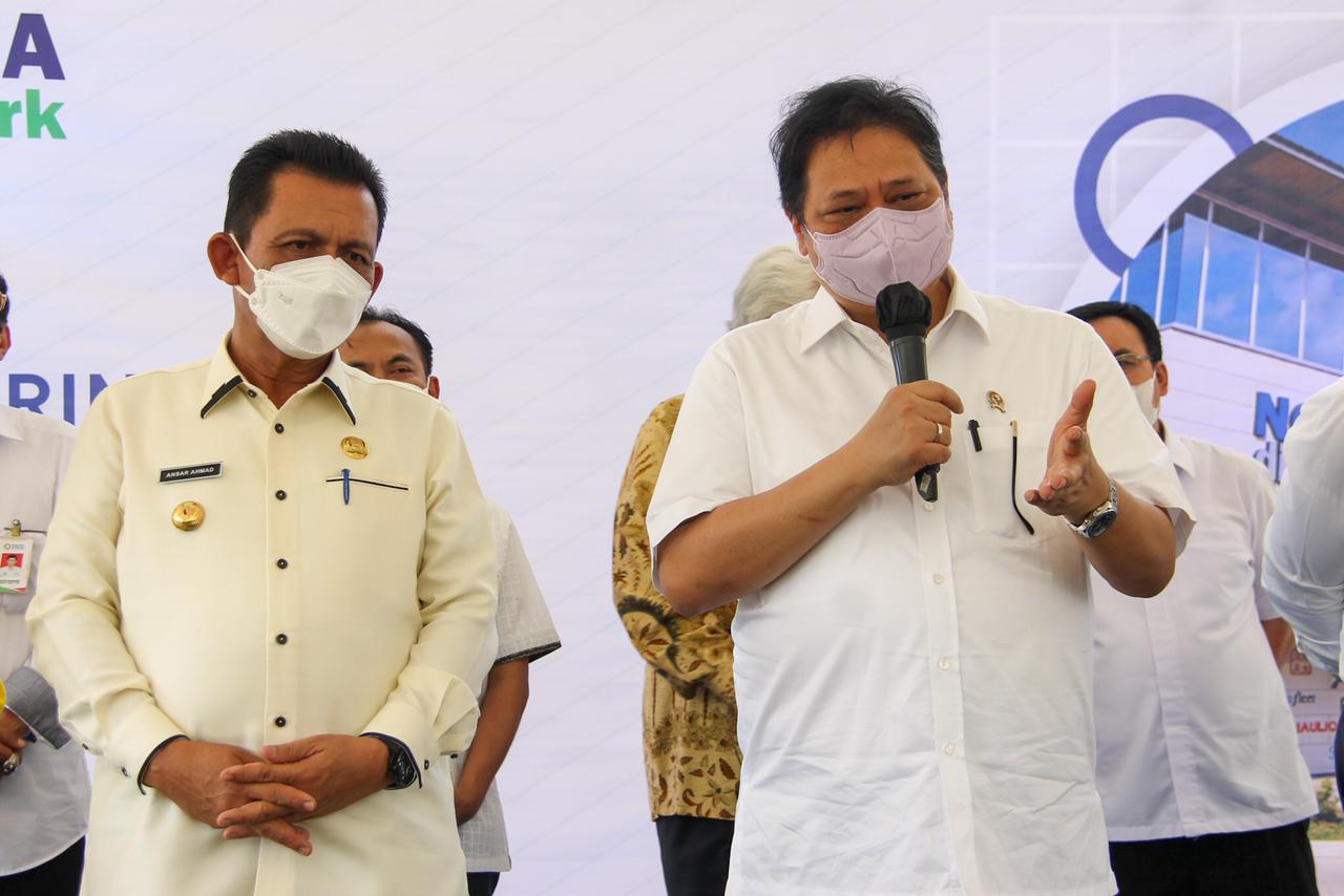 Airlangga Hartarto Targetkan KEK Nongsa Mercusuar Digital Ekonomi Nasional dan Mancanegara