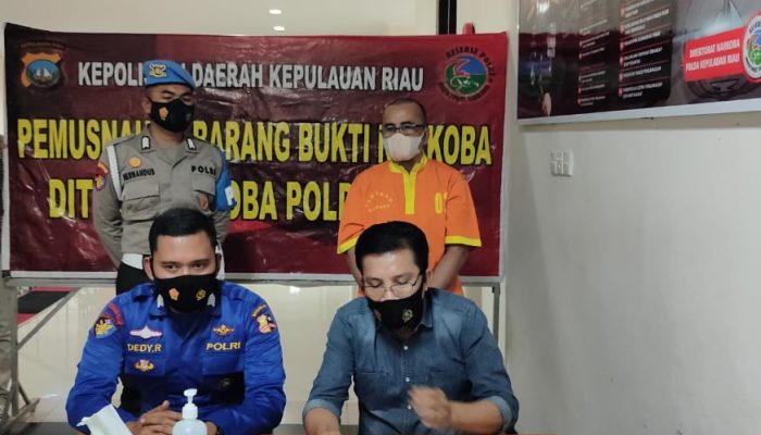 Polda Kepri Musnahkan Sabu 1.637,1 Gram