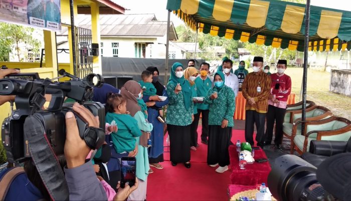 Memasyarakatkan Makan ikan, PKK Lingga Sajikan Menu Andalan Puding Ikan Tamban