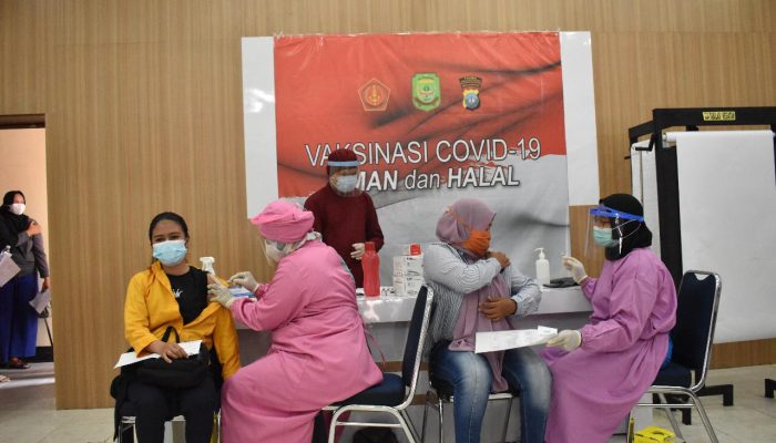 Polres Tanjungpinang Targetkan 1500 Warga Vaksinasi