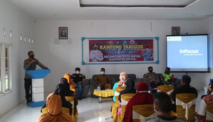 Desa Penaga Dan Tembeling Diresmikan Sebagai Kampung Tangguh Bersih Narkoba