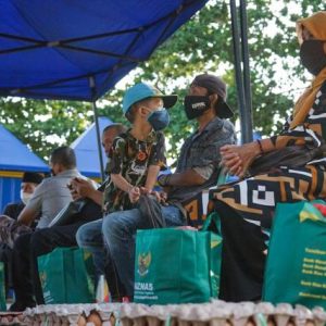 22 Pedagang Melayu Square Dan 43 Pedagang Anjung Cahaya Terima Sembako Basnaz
