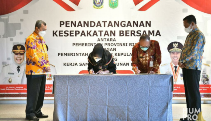 Kepri Dan Riau Teken MoU Pembangunan Daerah