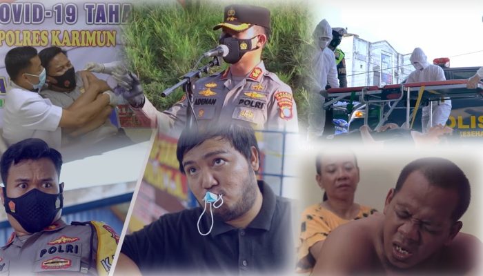 HUT Bhayangkara Ke-75, Polres Karimun Garap Film “Degil”