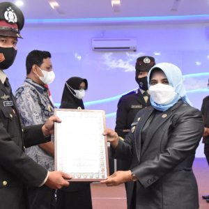 Polres Tanjungpinang Ikuti Upacara HUT Bhayangkara Ke-75 Secara Virtual