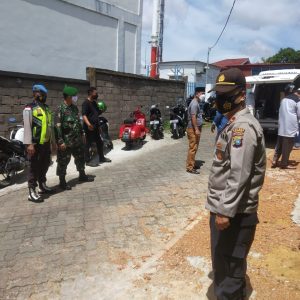 Polsek Tanjungpinang Timur Amankan Penolakan Keluarga Pemakaman Secara Prokes