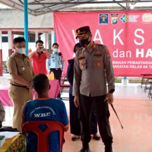 Polres Bintan Buka Gerai Vaksinasi Presisi Di Lembaga Pemasyarakatan Kelas II A Tanjungpinang
