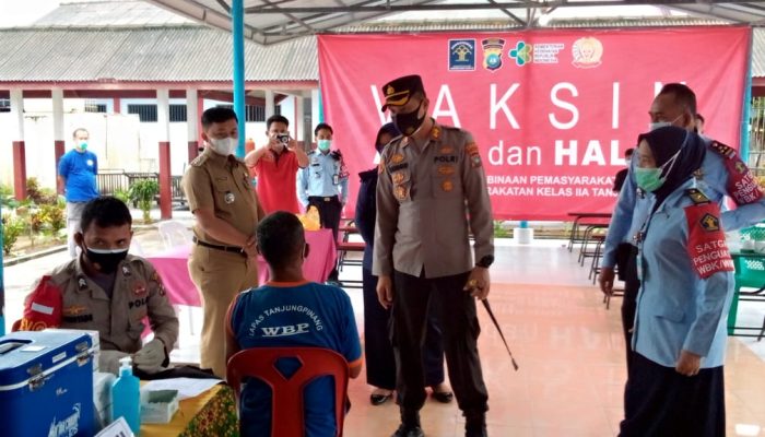 Polres Bintan Buka Gerai Vaksinasi Presisi Di Lembaga Pemasyarakatan Kelas II A Tanjungpinang