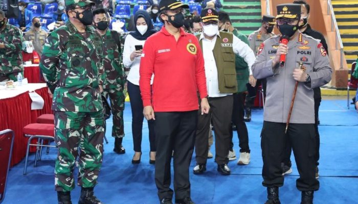 Polri Bersama Mahasiswa Bersinergi Tanggulangi Pandemi Covid-19