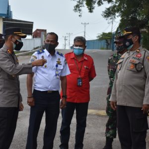 Polres Tanjungpinang Cek Posko PPKM Darurat Di Pelabuhan Sri Payung Km 6 Tanjungpinang