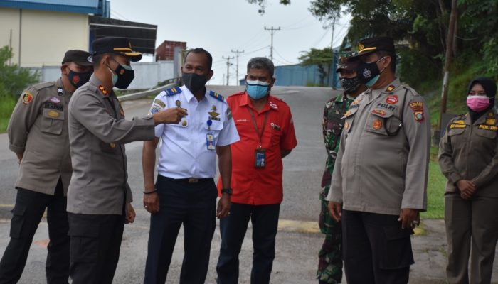 Polres Tanjungpinang Cek Posko PPKM Darurat Di Pelabuhan Sri Payung Km 6 Tanjungpinang