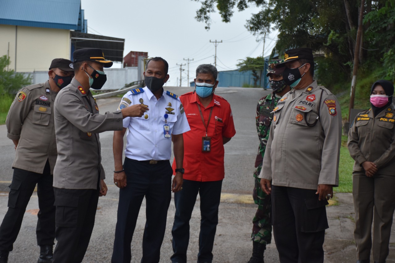 Polres Tanjungpinang Cek Posko PPKM Darurat Di Pelabuhan Sri Payung Km 6 Tanjungpinang