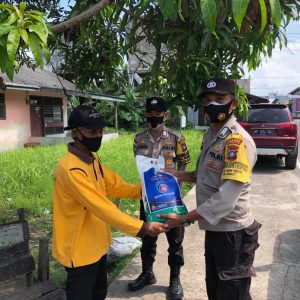 Terdampak PPKM Mikro, Polres Bintan Salurkan Sembako