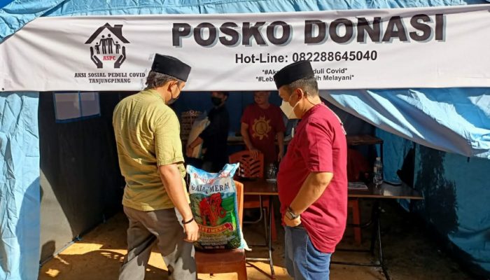 RPL Sumbang Posko ASPEC Tanjungpinang, Bowo: Bantu Warga Isoman Di Rumah