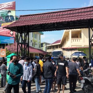 Peserta Serbuan Vaksinasi Lantamal IV Bersama Poltekes Melampaui Target