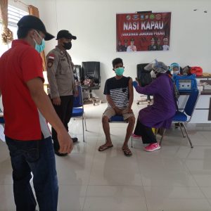 Polres Bintan Vaksinasi Warga Di Bintan Pesisir Dan Mantang