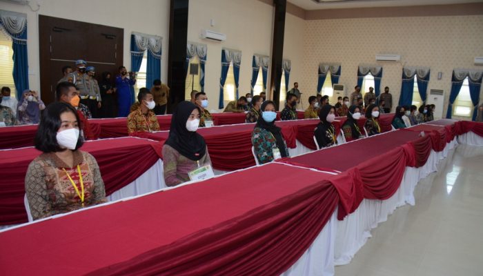 Sidang Terbuka Penetapan Kelulusan Akhir Penerimaan Bintara Dan Tamtama Polri TA 2021