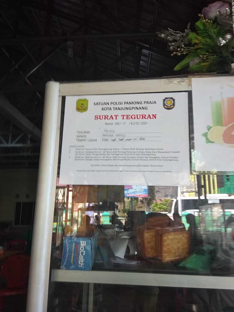 PPKM Level 4, Penghasilan Pengelola Dan Pekerja Kedai Kopi Di Tanjungpinang Anjlok