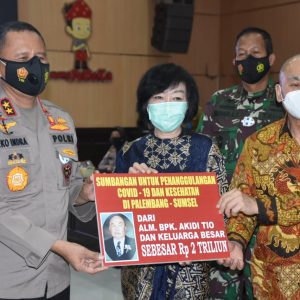 Pengusaha Aceh Hibah Rp2 Triliun Ke Polda Sumsel Untuk Penanganan Covid 19.