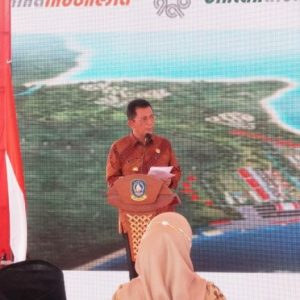 Gubernur Ansar dan Menko Airlangga Lepas Ekspor Perdana Alumina