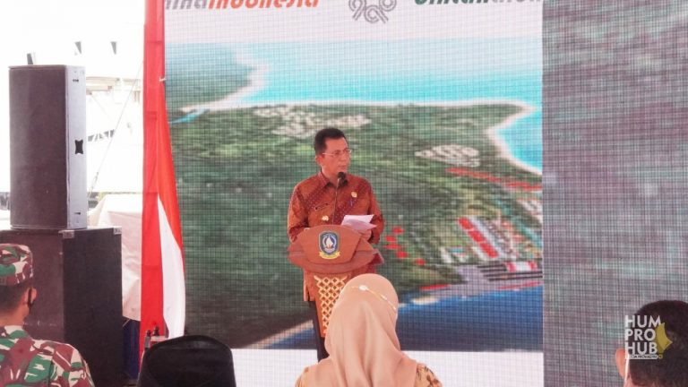 Gubernur Ansar dan Menko Airlangga Lepas Ekspor Perdana Alumina