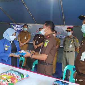 Dapur Umum BPBD Tanjungpinang Terima Bantuan 300 Paket Beras Dari Kejati Kepri