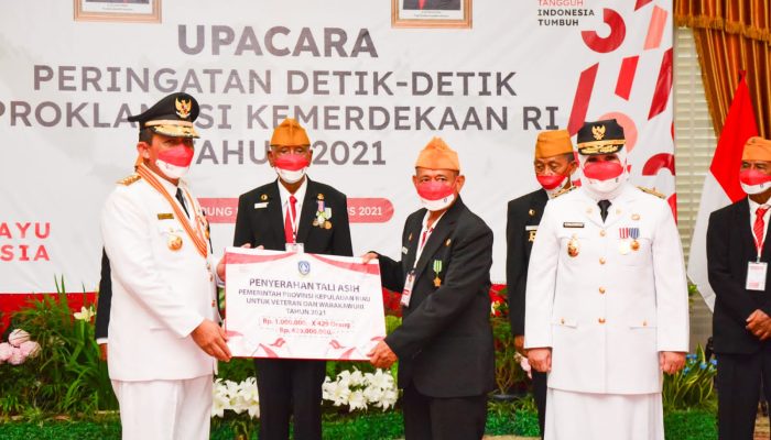 241 Veteran Di Kepri Terima Tali Asih, Gubernur Ansar: Kedepan Lebih Baik Lagi