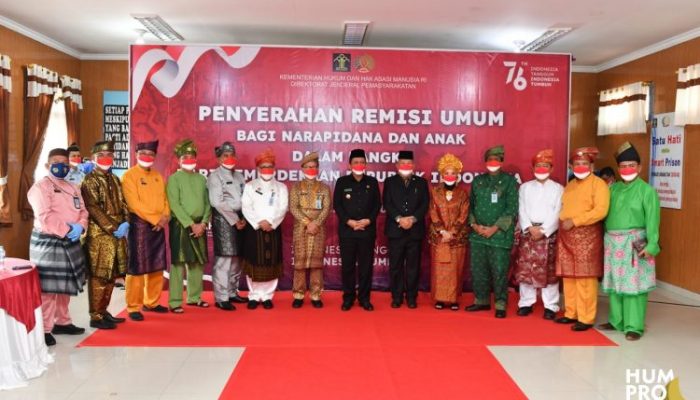 Gubernur Kepri Serahkan Remisi Warga Binaan Se-Provinsi Kepri Di Lapas Kelas II A Tanjungpinang