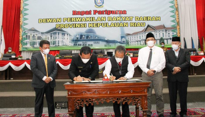 DPRD Kepri Setujui Ranperda RPJMD Provinsi Kepri Tahun 2021-2026 