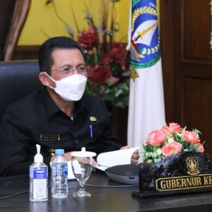 Webinar Kejar Prestasi Anak Indonesia, Gubernur Ansar : Tumbuhkan Budaya Menabung Sejak Dini