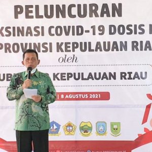 Gubernur Kepri Luncurkan Vaksin Dosis II Se-Kepri