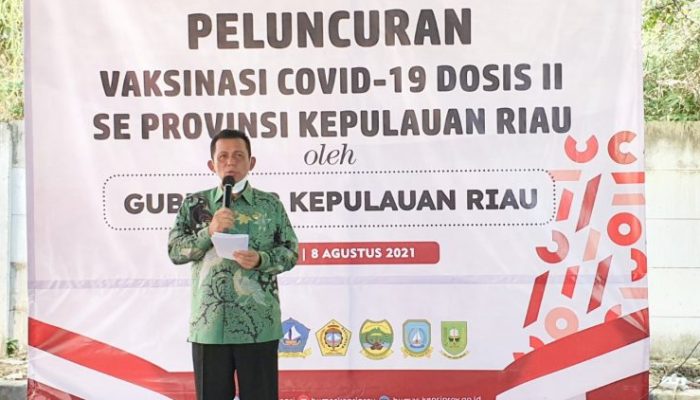 Gubernur Kepri Luncurkan Vaksin Dosis II Se-Kepri
