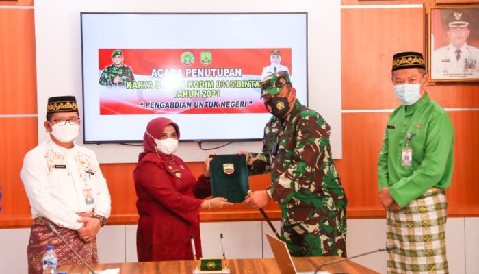 Jalan Indonesia Timur Hasil Karya Bhakti TMMD Diserahkan Kepada Walikota