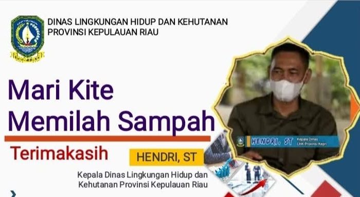 Atasi Sampah Di Laut, DLHK Kepri Luncurkan Program Rangkai Pulau Pilah Sampah Bangun Negeri