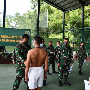 Sidang Parade Calon Bintara TNI AD TA 2021 Di Makorem 033 WP
