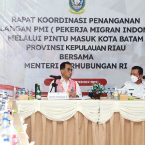 Gubernur Kepri – Menhub Budi Gelar Rakor Bahas Pemulangan PMI