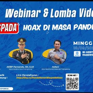 AJI Tanjungpinang dan HMIP UMRAH, Gelar Webinar Waspada Hoaks Dimasa Pandemi
