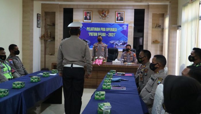 Jelang Operasi Patuh Seligi 2021, Polres Bintan Gelar Lat Pra Ops