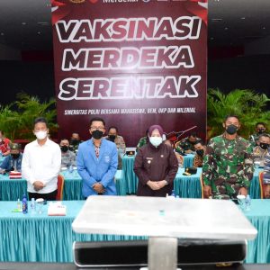 Wagub Kepri Hadiri Vaksinasi Merdeka Serentak Di Vihara Duta Maitreya