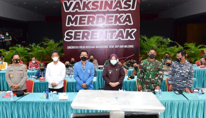 Wagub Kepri Hadiri Vaksinasi Merdeka Serentak Di Vihara Duta Maitreya