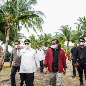 Sebelum Kunjungan Presiden RI, Wagub Kepri Bersama Wamen LHK Tinjau Pulau Setokok