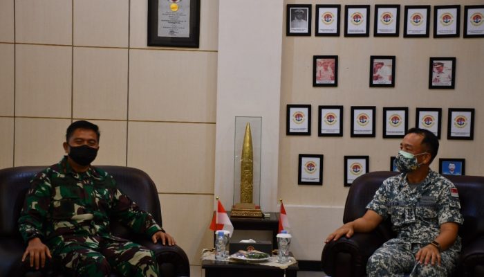 Danlantamal IV Tanjungpinang Terima Kunker Athan Singapura