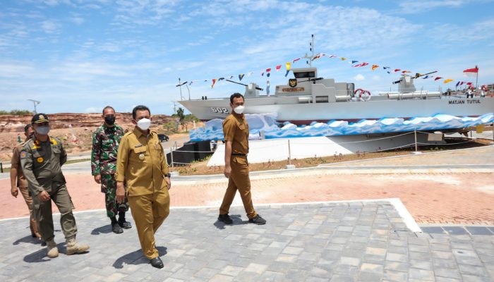Gubernur Kepri Chek Persiapan Penyambutan Panglima TNI Di Dompak 
