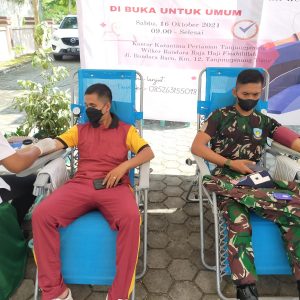 Hari Karantina Pertanian Ke-144, Personil Polres Bintan Donor Darah