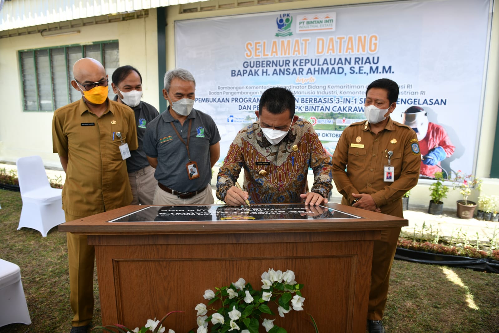 LPK Bintan Cakrawala Diresmikan, Gubernur Kepri : Ciptakan SDM Terampil dan Berdaya Saing